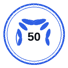 Top 50 HR Leader badge